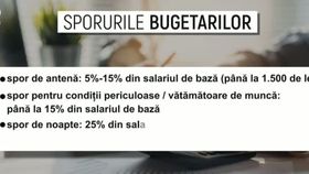VIDEO Statul taie din sporurile bugetarilor. Deficitul bugetar ar putea fi diminuat
